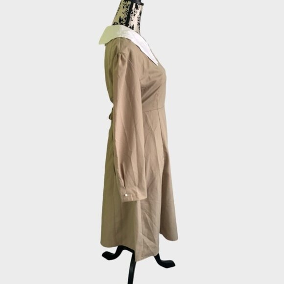 DAZY Peter Pan Collar Puff Sleeve Dress - Picture 5 of 10